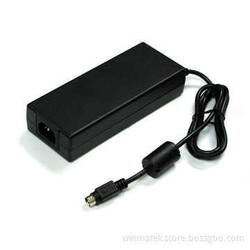 120W/12V/10A Power Adapter with Short-circuit Protection and 80% Typical High Efficiency